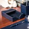 Dacasso Navy Blue Bonded Leather 4" x 6" Memo Holder AG-5009 - alternate 6